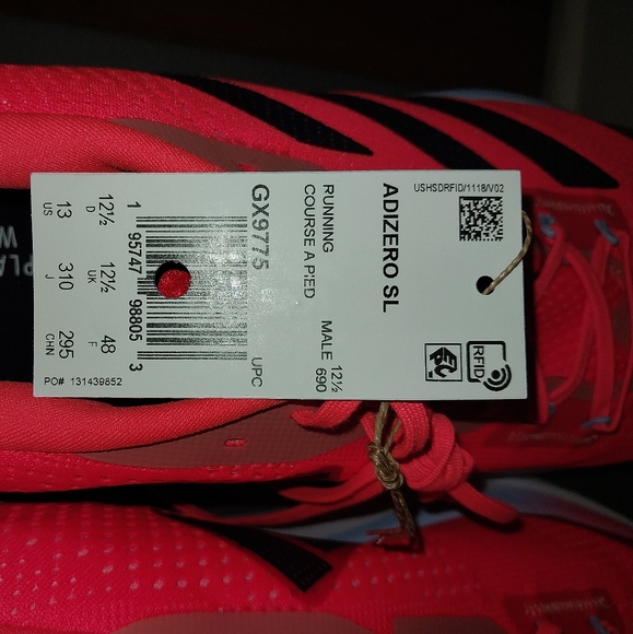 New Adidas Men's Adizero SL Size 13 NWT - Picture 3 of 8